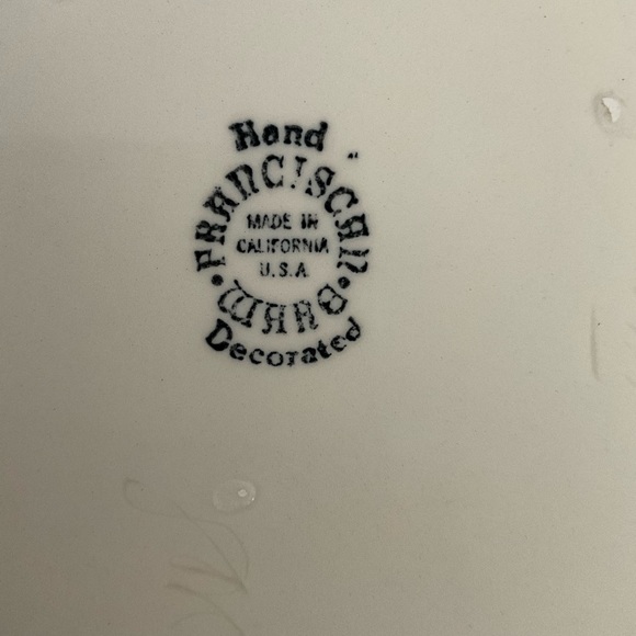 Vintage Franciscan Stoneware Apple Plate - Picture 2 of 3